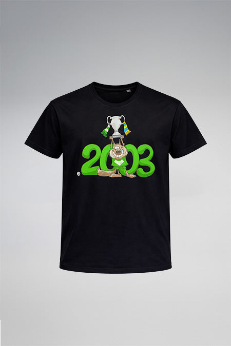 T-shirt Beker van België 2003 - Zwart