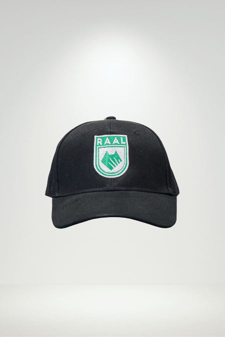 Casquette noire ecusson brode
