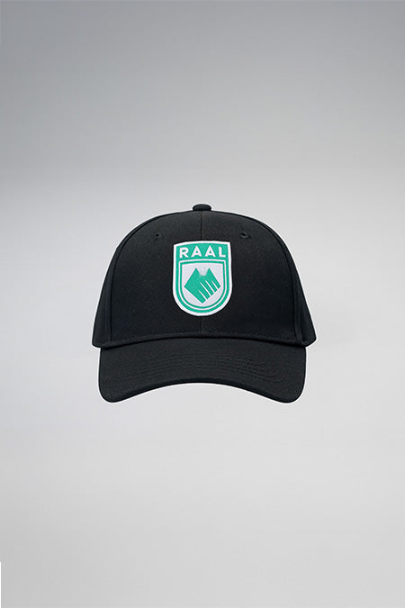 Casquette noire ecusson brode