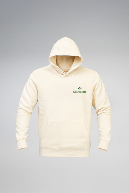 Sweatshirt à capuche Monsieur I Louve You - Beige