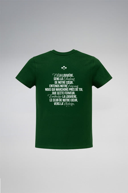 T-shirt Oh La Louviere (hymne) - Vert